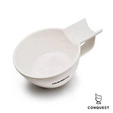 【CONQUEST】義大利 The Goodfellas’smile 刮鬍碗(白) 可放刮鬍刷, 1個, 1