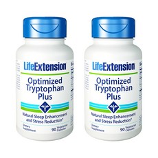 LIFE EXTENSION 色氨酸素食膠囊, 90 件, 2個