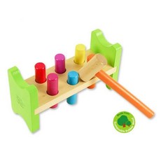 VIGA 비가 원목 팡팡 망치놀이 (24개월 이상), 1개