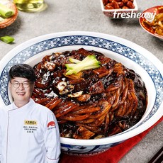 [프레시지] 흑백요리사 여경래 셰프 짜장면 밀키트 2인분 (냉동) 926g, 2, 2개
