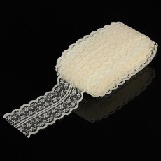 10 yard/lot 45mm 레이스 리본 레이스 트림 패브릭 소박한 웨딩 장식 손수 수 놓은 봉제 의류 드레스 diy 재료, 상아, 1개