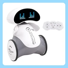 Emo 로봇 Rc 스마트 지능형 적외선 터치 센서 2.4G 무선 프로그래밍 Robo 원격 제어 장난감 소년 소녀, 01 Smart robot