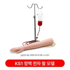 실습용 팔모형 간호 정맥주사 체혈 교육용 연습용 마네킹, KS1