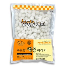 푸르맘 국산 우리 찹쌀 새알 수제비, 1개, 1kg