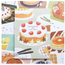 2026 후쿠오카 마리코 일러스트 포스터 캘린더