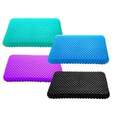 실리콘 쿨방석 메쉬 방석&커버 세트, 블랙