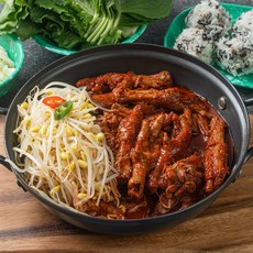 [갓셰프] 진짜 맛있는 매콤양념 국물닭발 500g 1팩+1팩, 2개