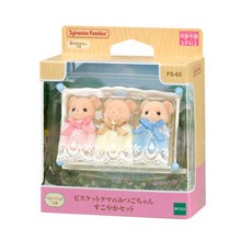 실바니안 패밀리 실바니안 패밀리 비스킷 곰 세쌍둥이 세트 FS-63, 1개