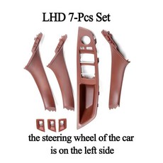 인테리어 자동차 손잡이 암레스트 풀 트림 커버, 13. LHD Red Brown, 1개