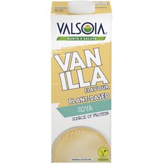 스페인 발소이아 바닐라향 무유당 두유 드링크 음료 valsoia vanilla soy beverage, 2개, 1L