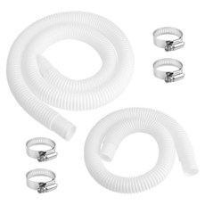 1-1/4 Inch x 3 Foot Long Above Ground Pool Flex Connection Hose and 1.25\" Replacement for Pumps -