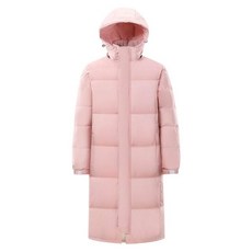 羽絨服男女同款隔熱加絨防風防水過膝青年冬天連帽雪地滑雪服青年學院風棉服中長版羽絨外套白鴨絨青春流行羽絨衣服冬季保暖女裝長款羽絨服男女超長款過膝加厚冬季情侶中戲