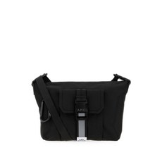 A.P.C. 로고 패치 버클 숄더 백