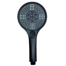 수압상승 샤워헤드 확대 된 크기 욕실샤워기헤드, 검은, 1개