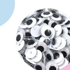 단추눈 인형단추눈 인형눈 공예, 20mm (약 85개)