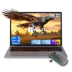 129106 ZOLWAYTAC 게이밍 노트북 16GB RAM 512GB SSD(TBW 포함) N100 CPU(최대 3.4GHz 12th) 16인치 FHD 알루미늄 바디, Z ZOLWAYTAC 노트북 게임, 게이밍 노트북, 1