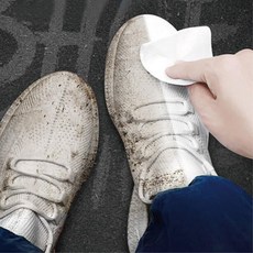 낚시 백패킹 슈즈클리너 신발세탁 휴대용물티슈 5개 캠핑