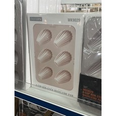烘焙廚房 Chefmade學廚WK9029瑪德蓮模6連貝殼蛋糕模具日式瑪德琳烤盤烘培烤箱貝殼模烤模烤盤wk9029, 1個