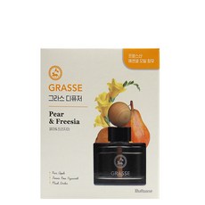 불스원 프리미엄 그라스 차량용 디퓨저 105ml, GRASSE 페어&프리지아, 2개