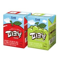(사과/청포도)매일 피크닉 사과 팩음료 200mlx24팩/ 음료수 주스 쥬스 어린이음료 팩주스 과일쥬스 dmafy, 청포도