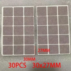 두꺼운 자체 접착 펠트 의자 다리 패드 바닥 보호대 가구 미끄럼 방지 스크래치 소음 보호 16 가지 스타일, 07 30PCS Beige block