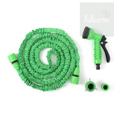 시월 확장형 고압호스 7.5M 그린 세차용