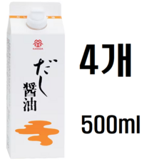 카마다 다시 간장 쇼유 가쓰오부시 500ml 4개세트 일본, 4개