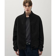 드로우핏 커브드 투웨이 폴라 플리스 자켓 [BLACK] 436179