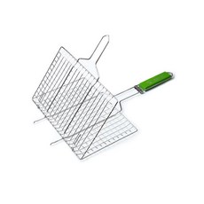 바베큐 메쉬 석쇠 구이 그릴 불판 캠핑 태망 그리들 재사용 플레이트 숯불 휴대용, 1. 블랙 핸들 KW3011