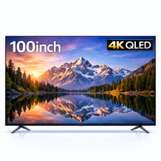 우기즈 100인치 TV 4K 대형 티비 교회 강당, 단순배송상품, 둘 다 포함됨, QLED77, 197cm(77인치)