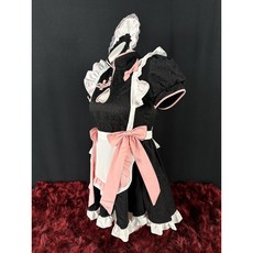 少女粉女僕裝 旗袍 洛麗塔, 1個, 中式國風Lolita連衣裙-M