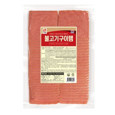 [먹고사는이야기] 사조오양 불고기구이햄 1kg 슬라이스햄, 2개