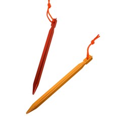메탈 텐트팩 1개 텐트고정핀 텐트팩18cm, 골드