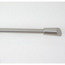 金屬窗簾桿配件 飾頭 口紅 對應桿徑16mm 1組2入 義大利系列 DIY裝飾, 白鐵