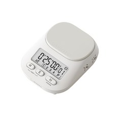 드레텍 뽀모도로타이머 스톱워치 T644, 1개, 뽀모도로타이머화이트색상