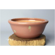 【小樹安每】日本盆缽 服部知幸 桃花釉外縁丸鉢 16cm 日式沙拉碗 甜點碗, 1個