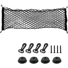 카 네트 자동차 트렁크 후방 보관 화물 수하물 나일론 탄성 메쉬 90x30 CM 40x110 플라스틱 포켓 화물망 4개 90x30cm, 90x40cm