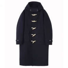 굿라이프웍스 GLW 오버핏 더플 코트 네이비