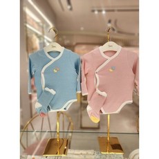 [백화점 정품] 에뜨와 신생아 순면 사계절 배냇 슈트 배내 바디수트 양말세트