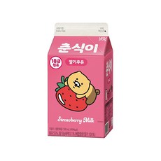 춘식이 딸기우유, 500ml, 12개