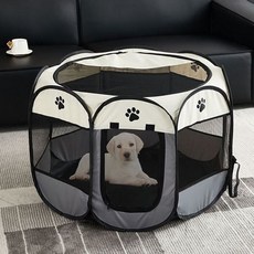 114cmX58cm 팔각 접이식 애완동물 텐트 고양이텐트 고 pre+2578MH
