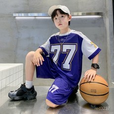 男童夏裝運動套裝2025新款兒童夏季小學生籃球服跑步速乾大童薄款