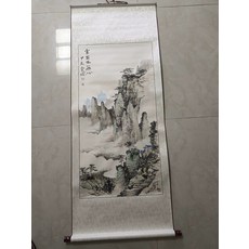 手繪真跡 雲出本無心 字畫卷軸 裝裱掛畫, 參考詳情頁