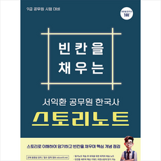 서익환 한국사 빈칸을 채우는 스토리노트 + 미니수첩 증정, 슬기책