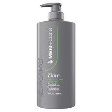도브 멘 + 케어 2-인-1 샴푸 + 컨디셔너 프레시 & 클린 + 멘솔, 1개, 828ml