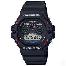 지샥 G-SHOCK 클래식 쓰리 아이 레트로 에디션 블랙 시계 DW-5900-1 권장소비자가격 $229 683084