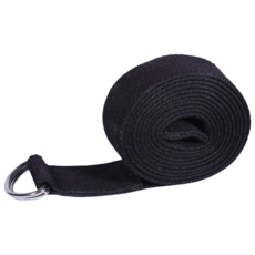 純棉瑜珈伸展帶, 1個, 黑色, 粉色, 紫色