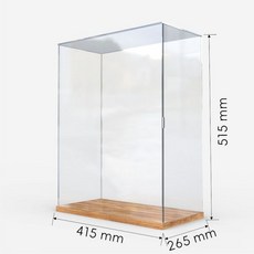 피규어 장식장 투명 아크릴 거실 보관함 조명 모듈장 벽걸이 진열 전시장 디스플레이 상자 2.대형 단일 개방... 1개, 2.대형 단일 개방형