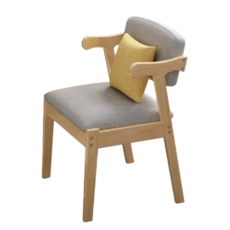 100%全實木學生書桌椅組 兒童書房電腦桌 實木材質安全耐用, 原木色