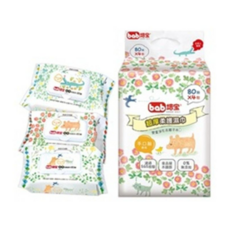 培寶超厚柔護濕巾80抽(4包/袋), 1個